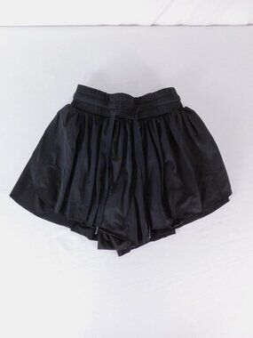 EWEDOOS Skort Womens XS Black Pleated Athletic Lined Drawstring Waist Stretch